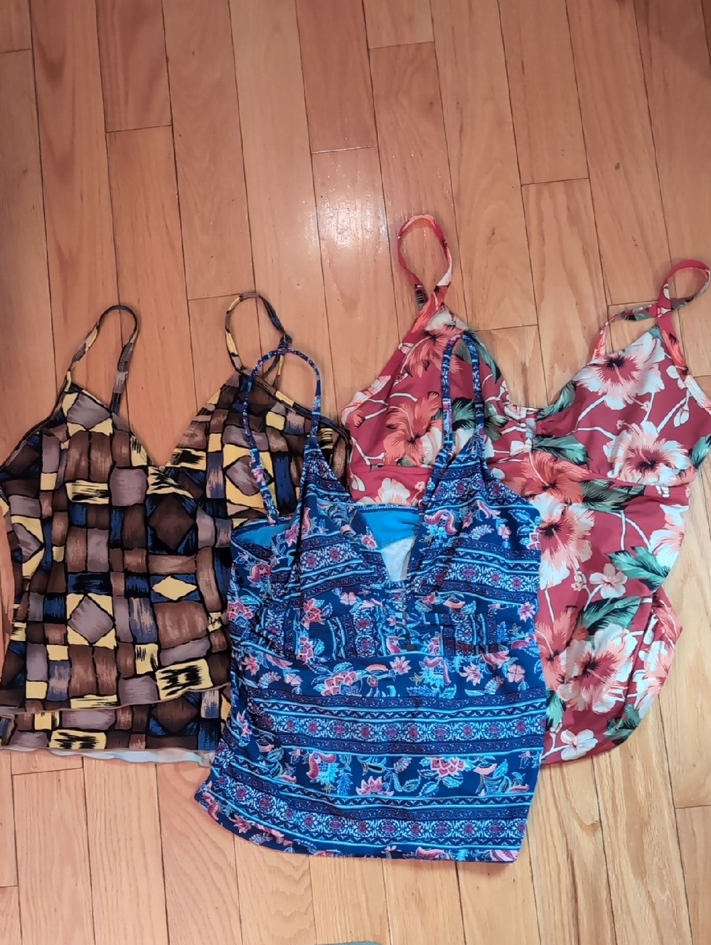 Bundle Of Tankini Bathing Suit Tops